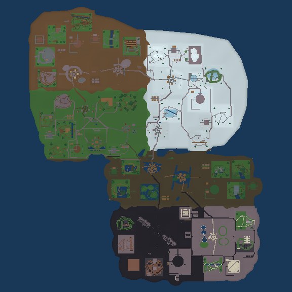 Levantamento cartográfico do reino do Inscripted