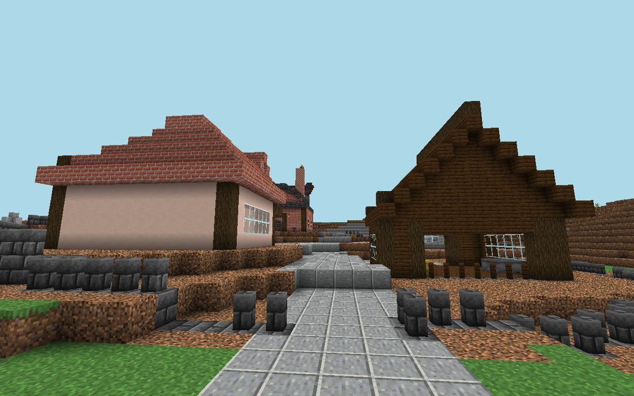 Fornalha da Charneca: approach to the player’s height. Historical reference of the urban core, captured before the reconstruction of current roads. View of the saved map, with simulated lighting.