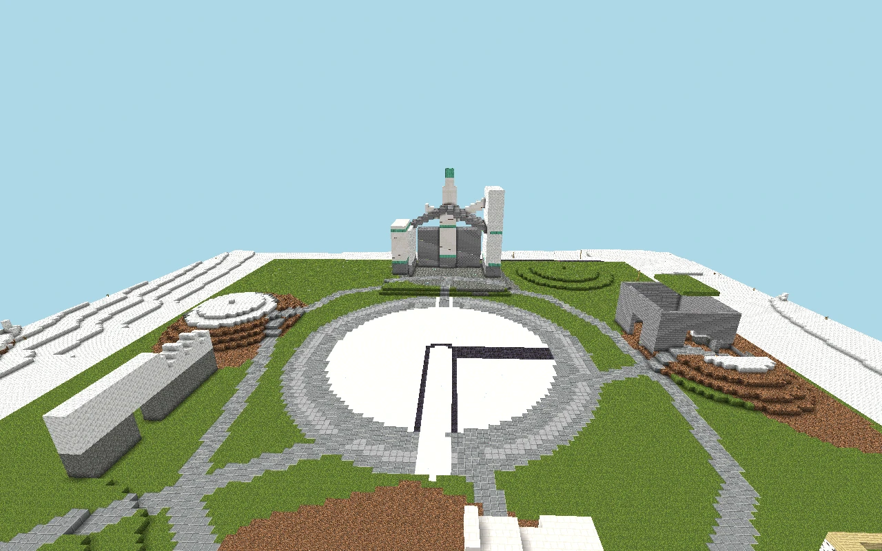 Sanctuary of the Last Vault — Medium-distance view. Rendered view of the saved map with simulated lighting.