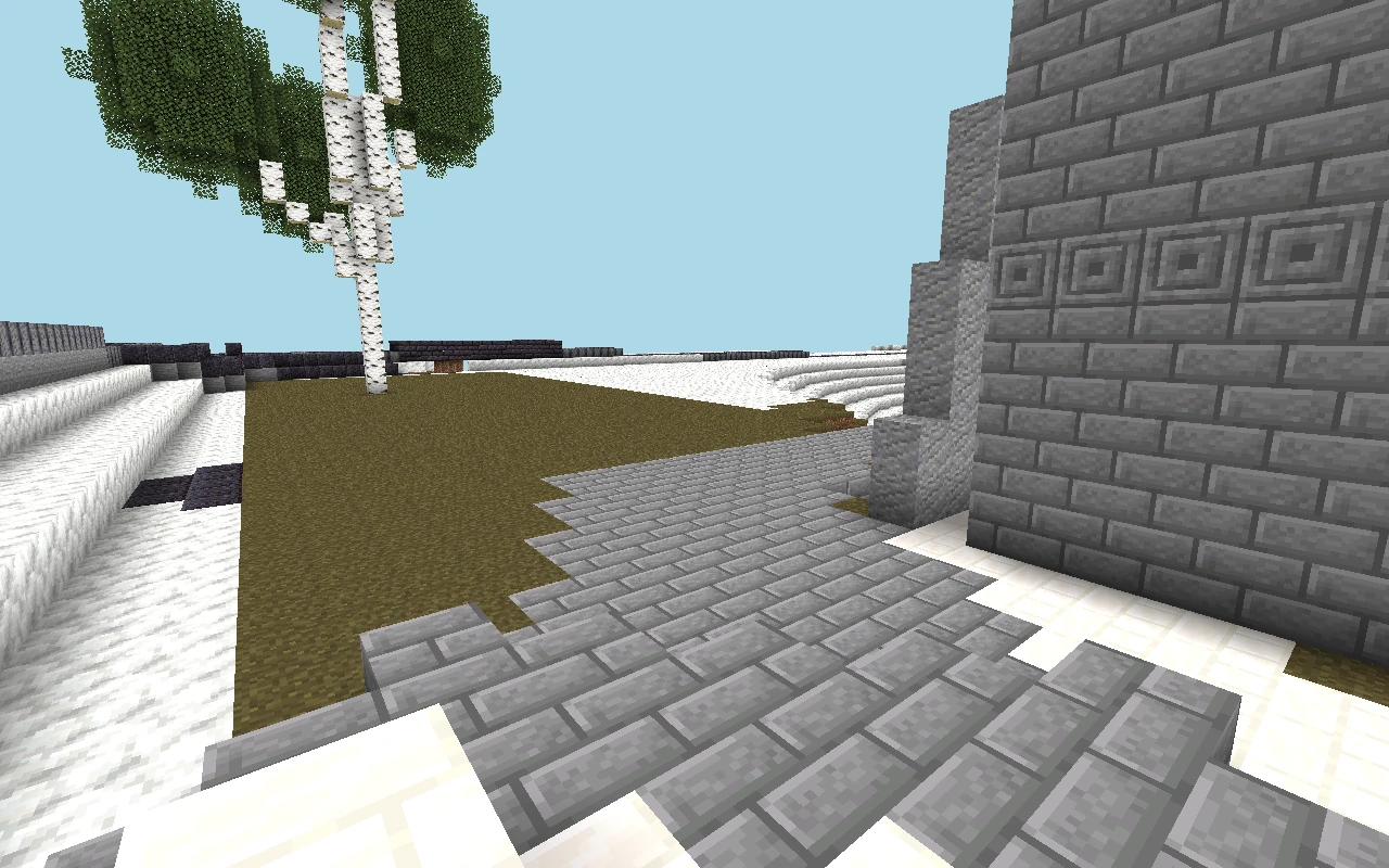 Acueducto de las Siete Rupturas — Entrada desde la carretera. Vista renderizada del mapa guardado, con iluminación simulada.